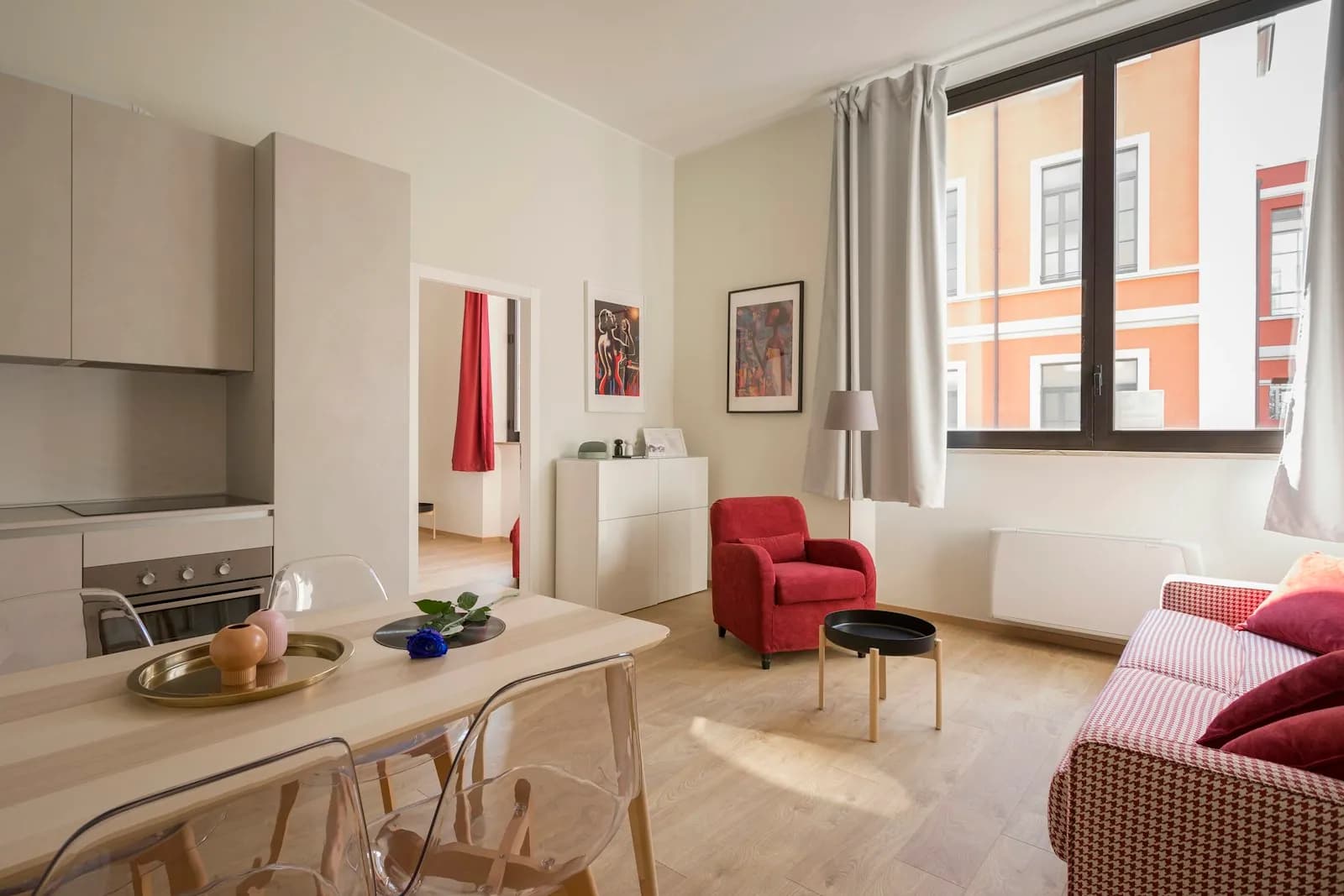 The L'Intendance team's standard of finish — a villa living room kept immaculate