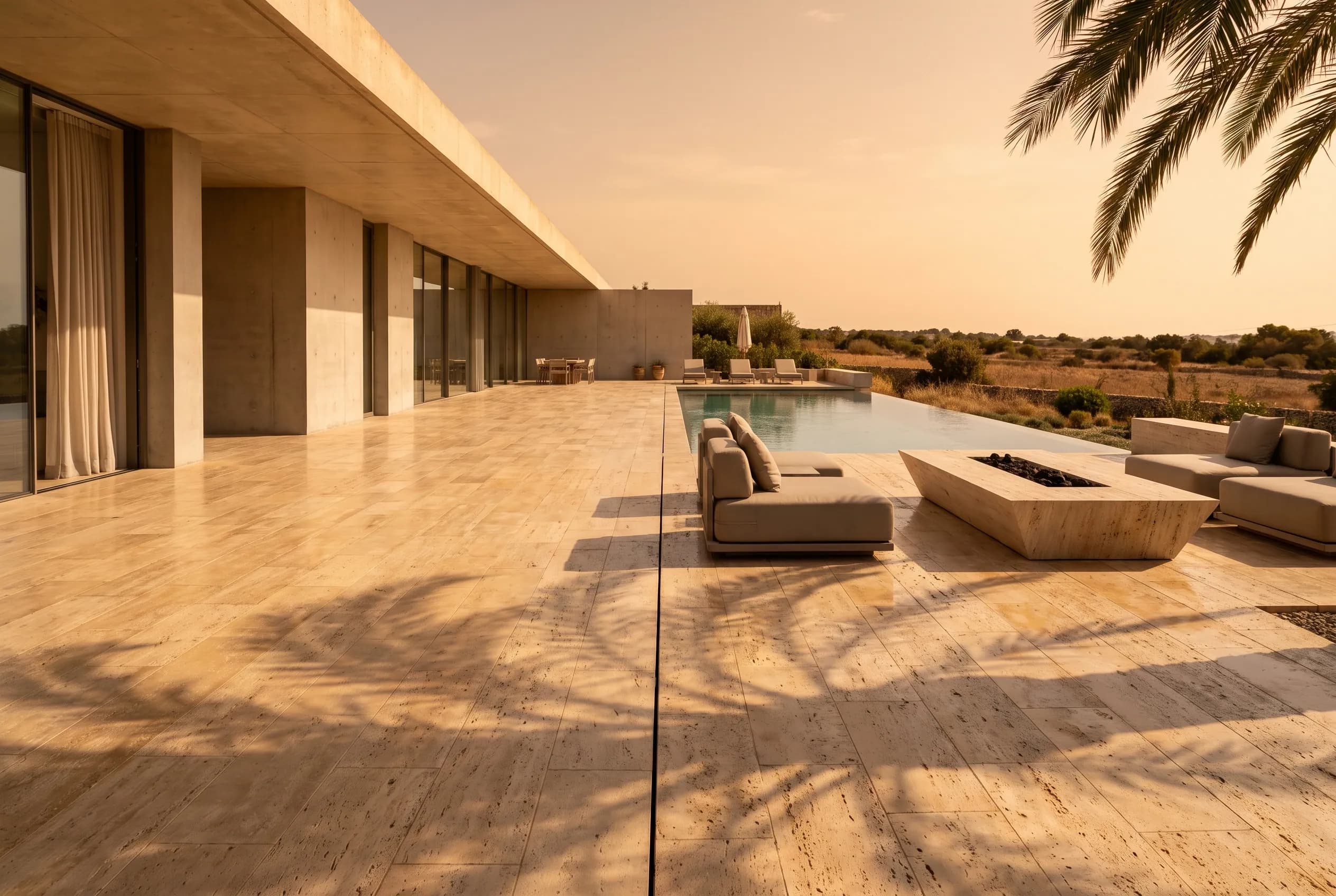 Yassine's villa terrace